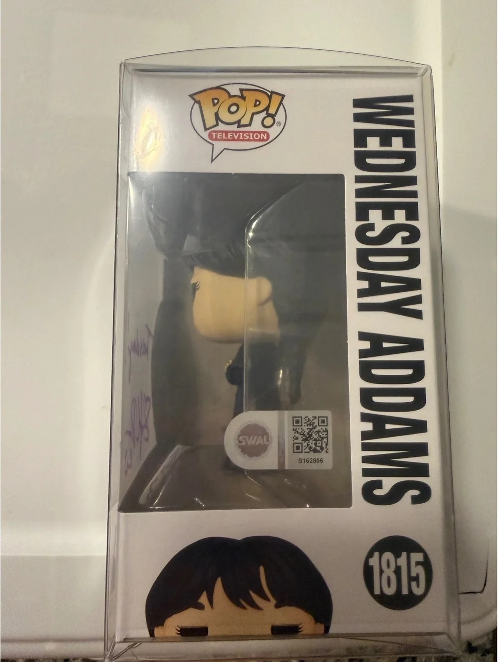 Funko Pop! Wednesday Addams #1815 Signed by Felissa Rose SWAU Auto